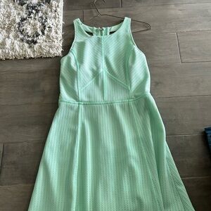 Mint green dress